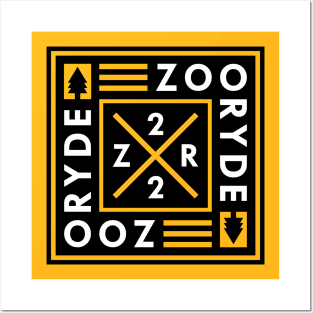 Zoo Ryde Square Logo Posters and Art